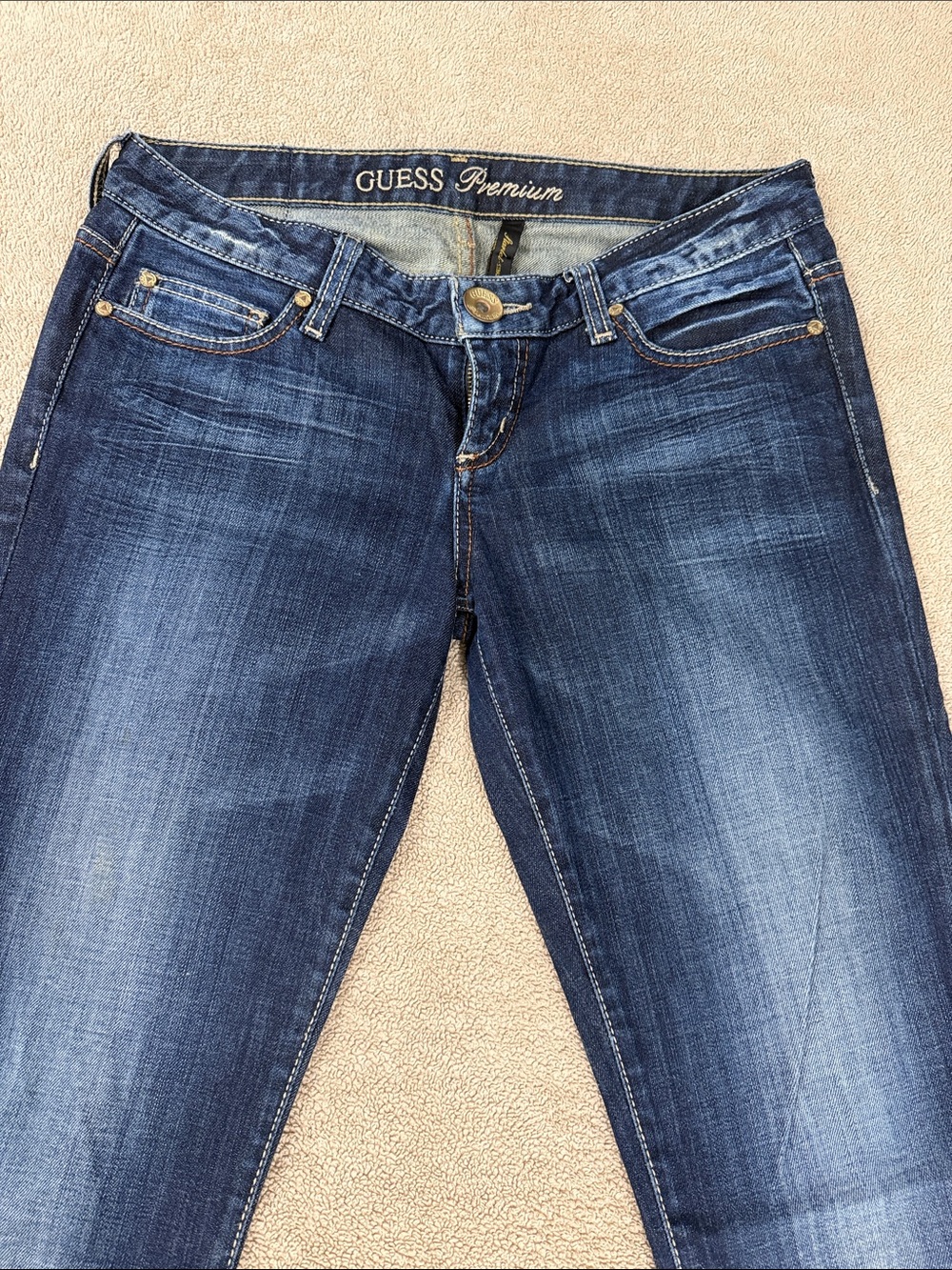 GUESS Premium Women's Blue Skinny Jeans